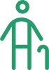 person with cane icon